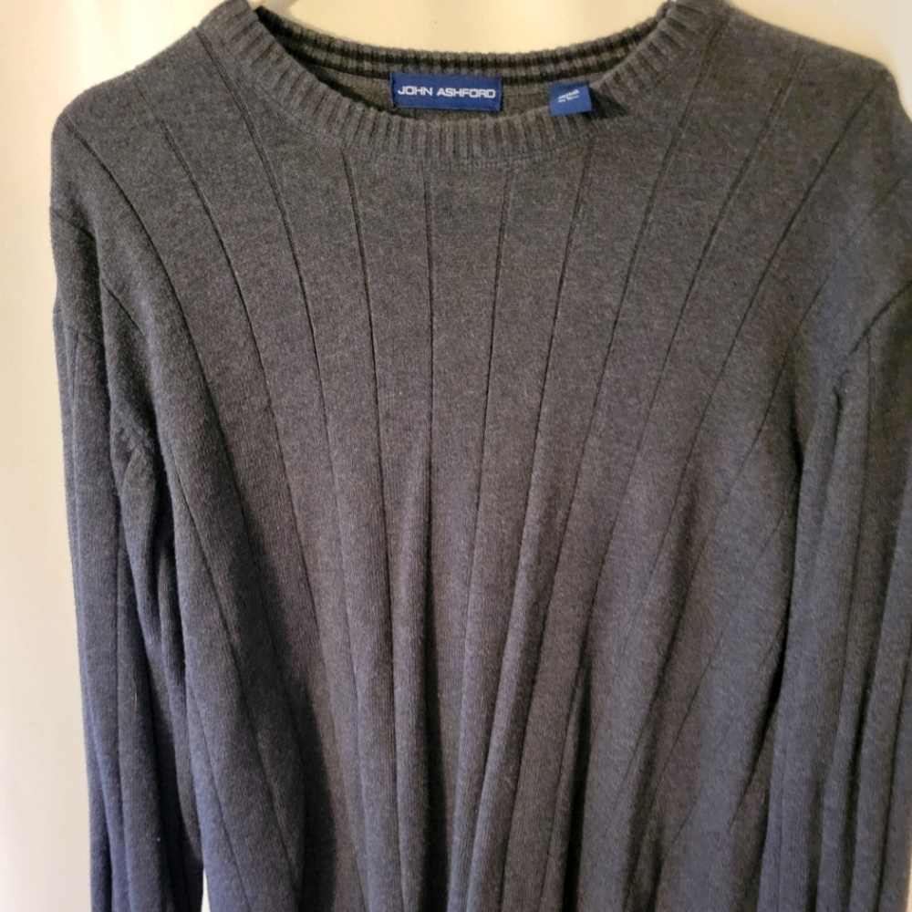 John Ashford men's L Grey sweayer